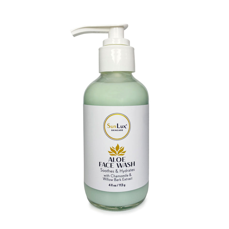 Aloe Face Wash with Chamomile & Willow Bark Extract